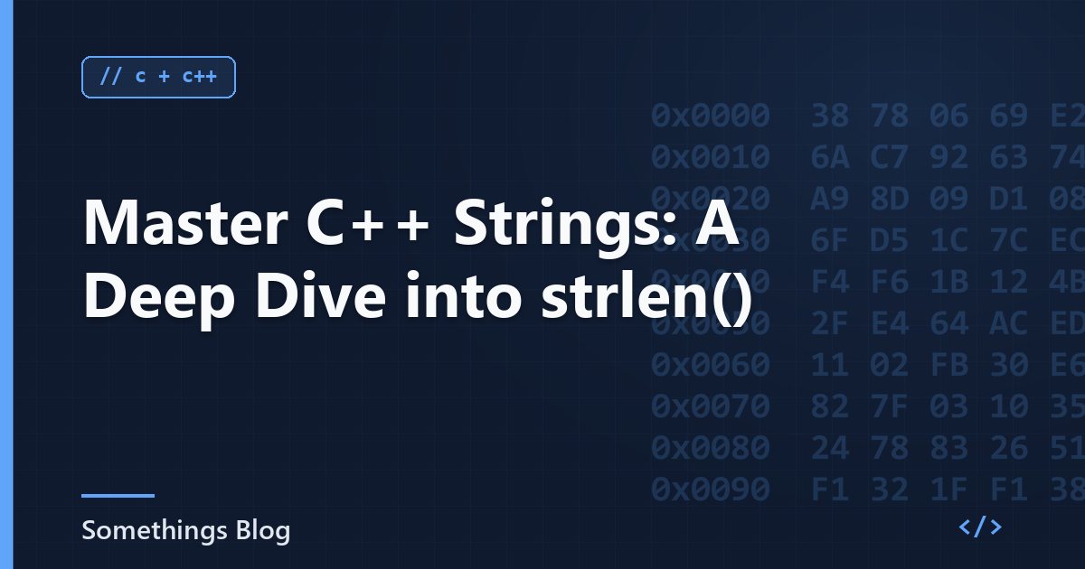 Master C++ Strings: A Deep Dive into strlen()